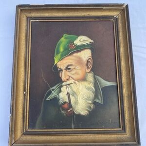 Portrait by Edward Hummer German Painter, Gallery Painting Art